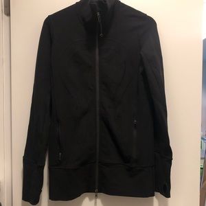 Black lululemon define jacket (long) size 8